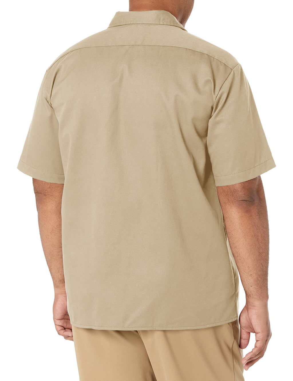 Unisex Short-Sleeve Work Shirt - BLAcK - S(D0102H7MFSJ)