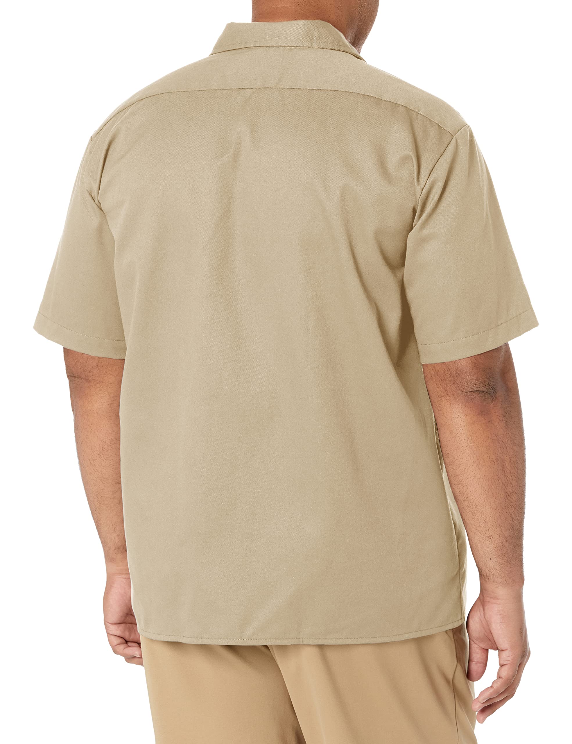 Unisex Short-Sleeve Work Shirt - BLAcK - S(D0102H7MFAT)