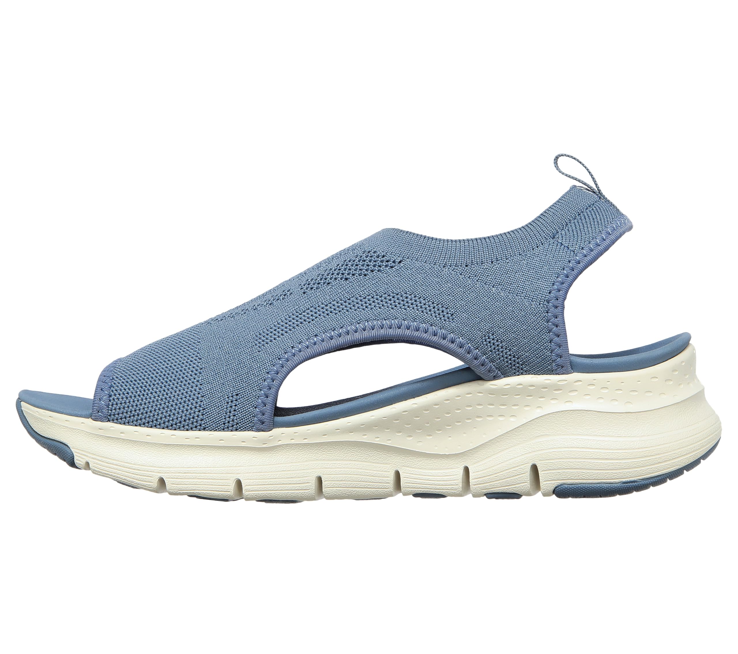 Skechers Arch Fit-City Catch Womens Knit Slip-On Sandals, Slate, 6