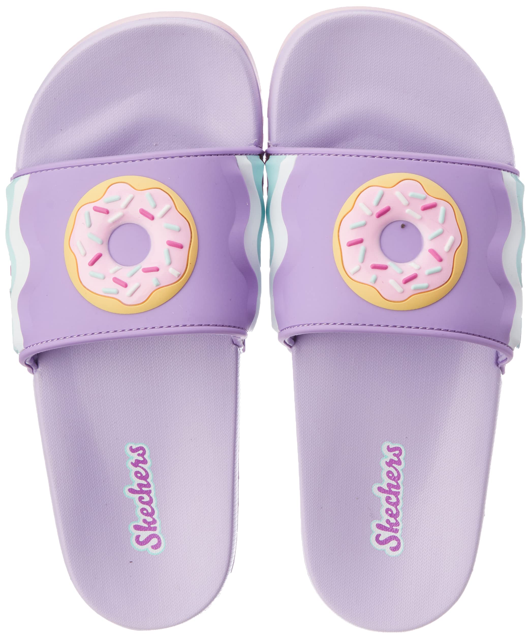 Skechers Girls Gambix Iii Sweet Slides Lvpk Sandals & Floaters