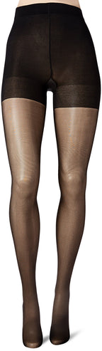 No nonsense womens Great Shapes All Over Shaping Slimming Control Flawless Definition Confidence Tights, Midnight Black, B