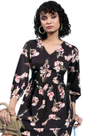 Ketch WomenS Polyester A-Line Mini Dress (Khj6000572_Black