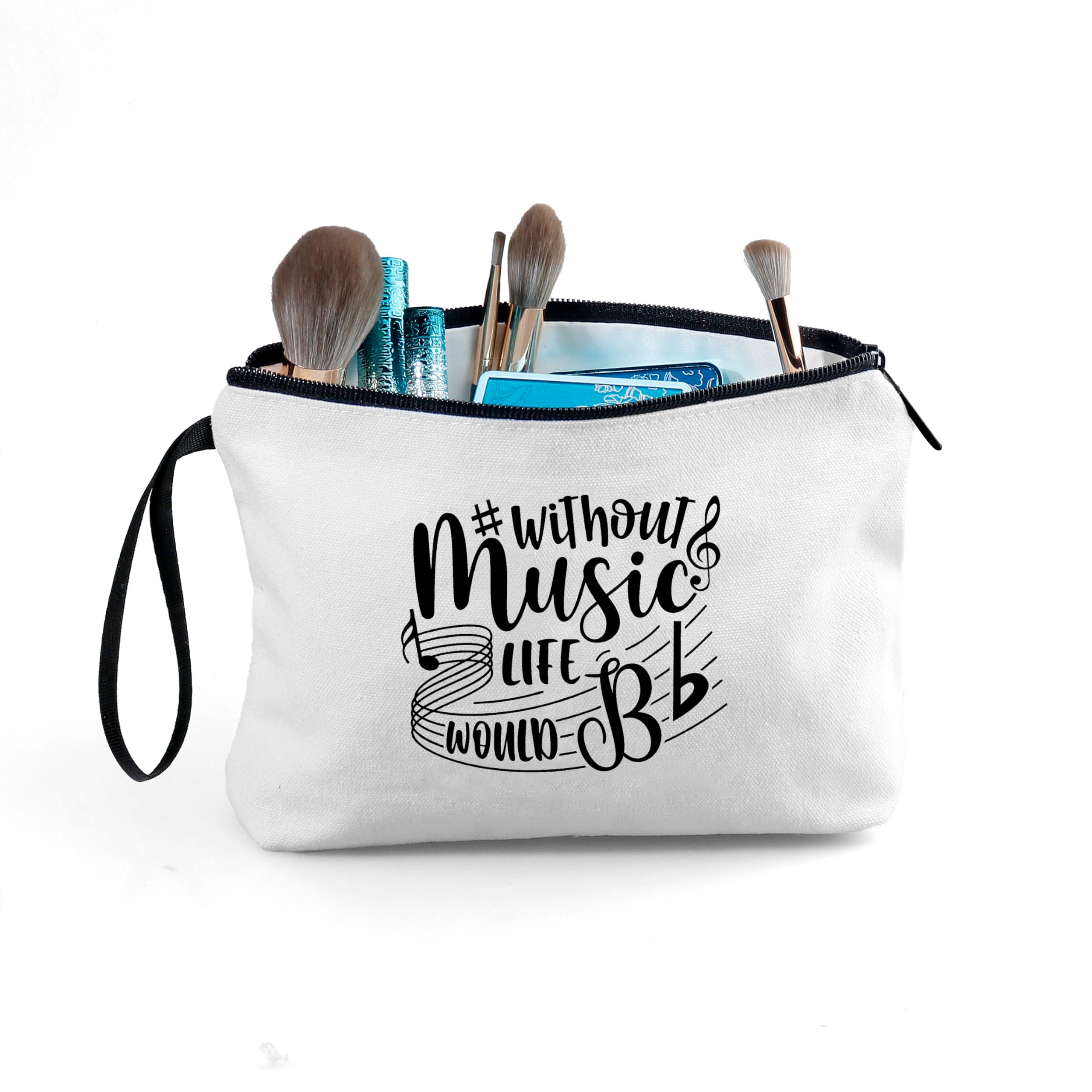 SEAMOON Music Gifts, Gifts for Music Lovers, Cool Gifts for Music Lovers, Small Makeup Bag, Music Stuff for Women, Friends, Sist