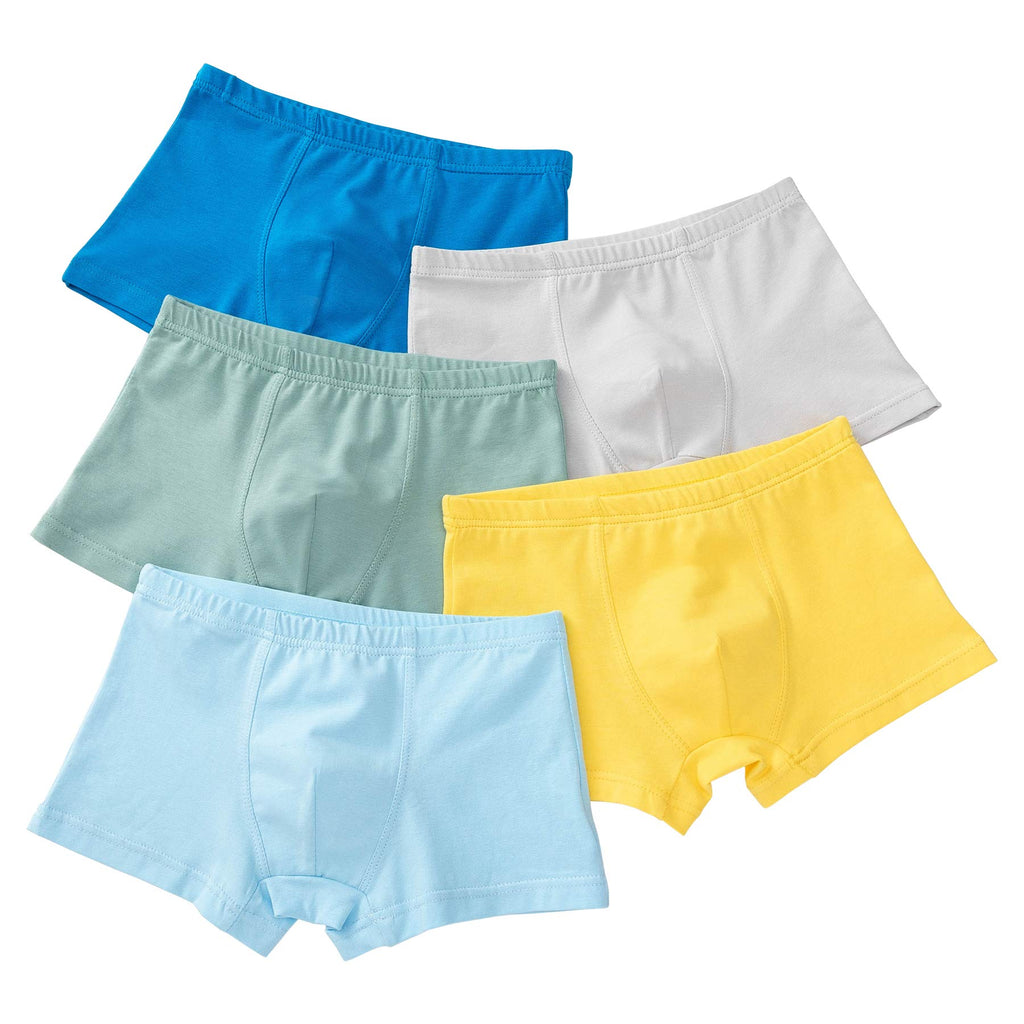 Core Pretty Toddler Boys Boxer Briefs Cotton Underwear Kids Underpants Size 3-4 Years (Pack of 5) (US, Age, 3 Years, 4 Years, An