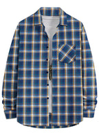 Noble Monk MenS Regular Long Sleeve Cotton Check Shirt | Casual Shirt With Spread Collar
