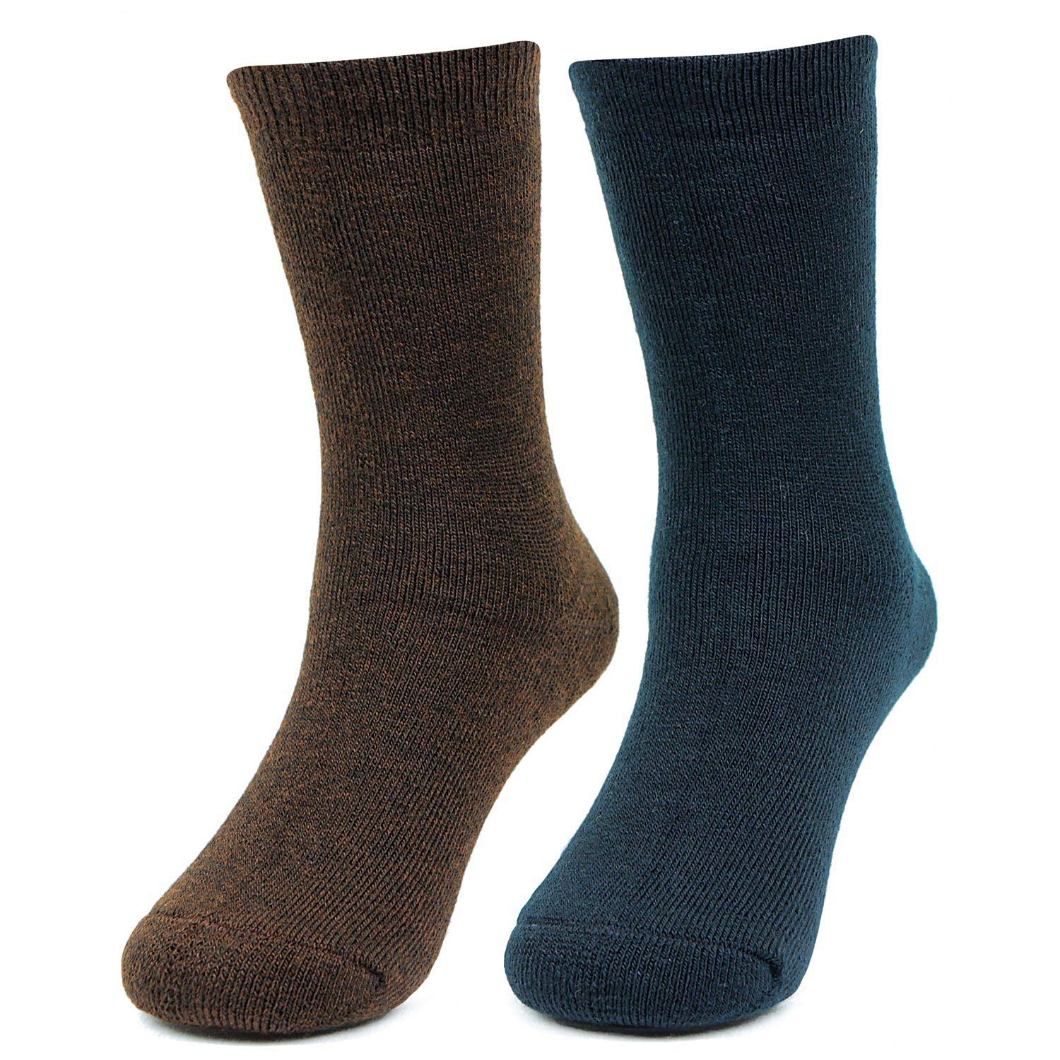 Bonjour Plain Full Length Woolen Socks for Kids- Pack Of 2