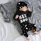 Abbence Baby Halloween Girls Boys Outfit Infant Long Sleeve Clothes Black 0-3 Months