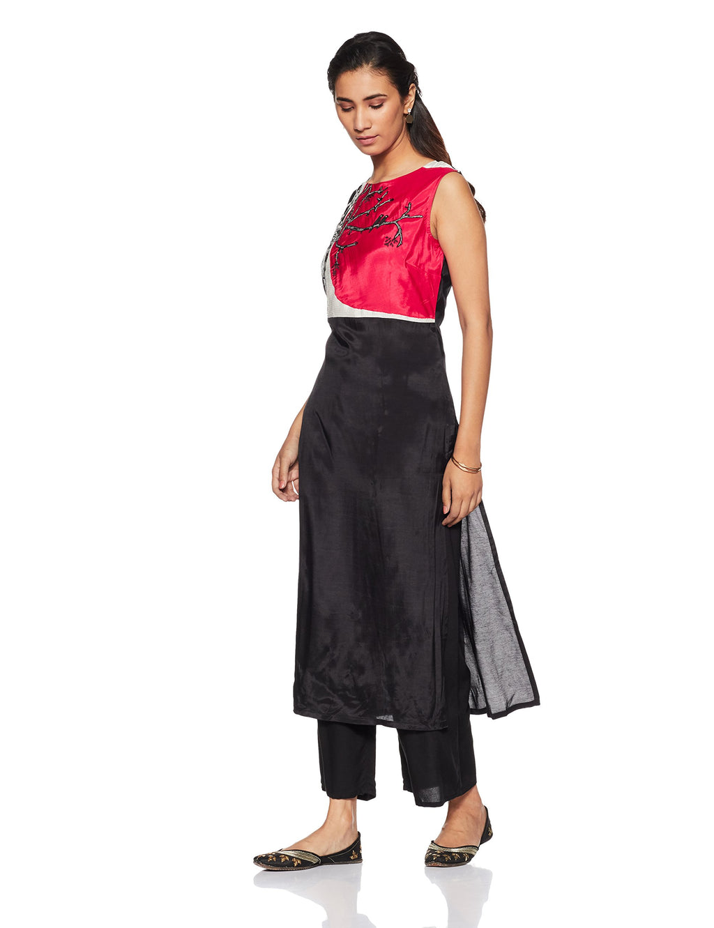 Wishful By W Women'S Straight Kurta (16Fes11089-11567_White_10)