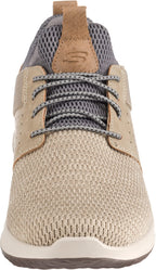 Skechers Men's Classic Fit-Delson-Camden Sneaker, Taupe, 11 M US