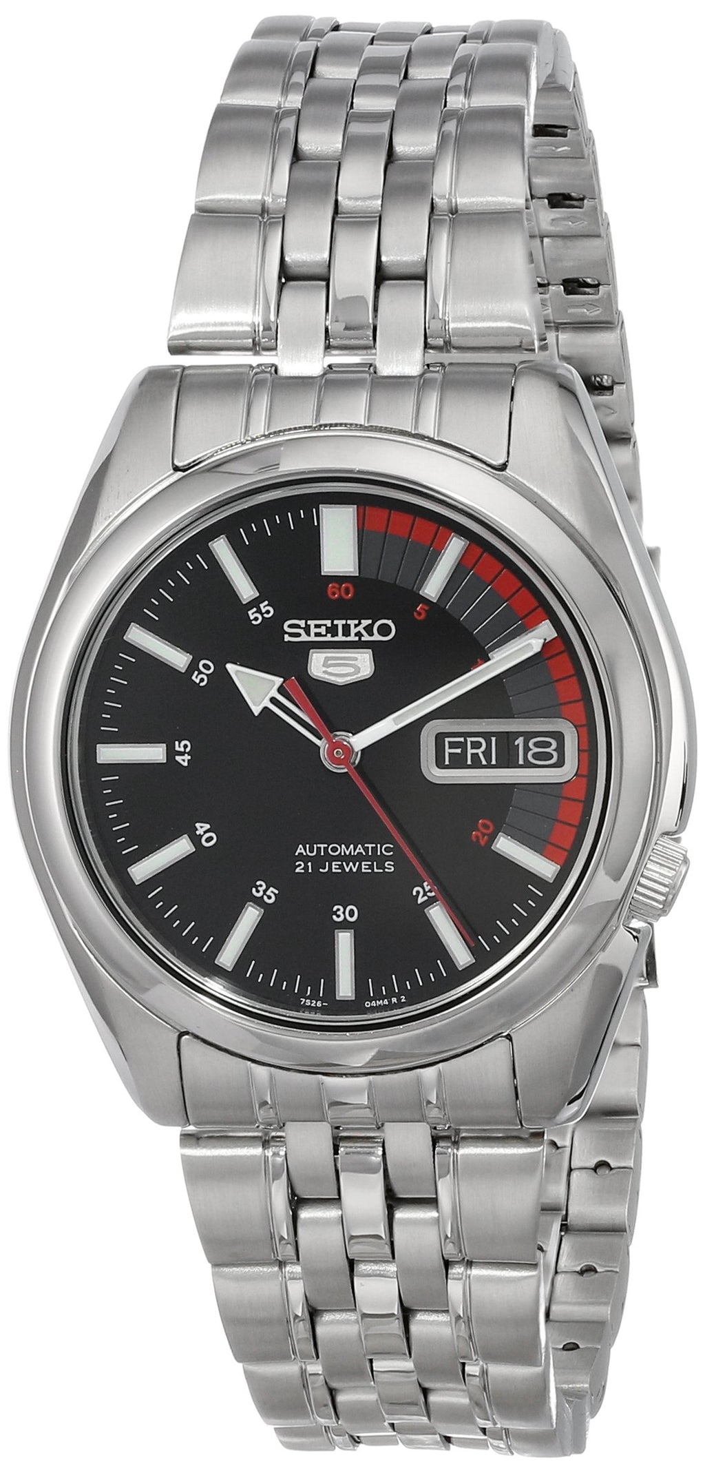 Seiko Men's SNK375 Automatic Stainless Steel Watch