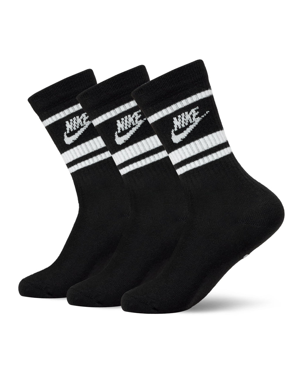 Nike Sportswear Dri-FIT Everyday Essential Crew Socks 3 Pairs Men Running Socks