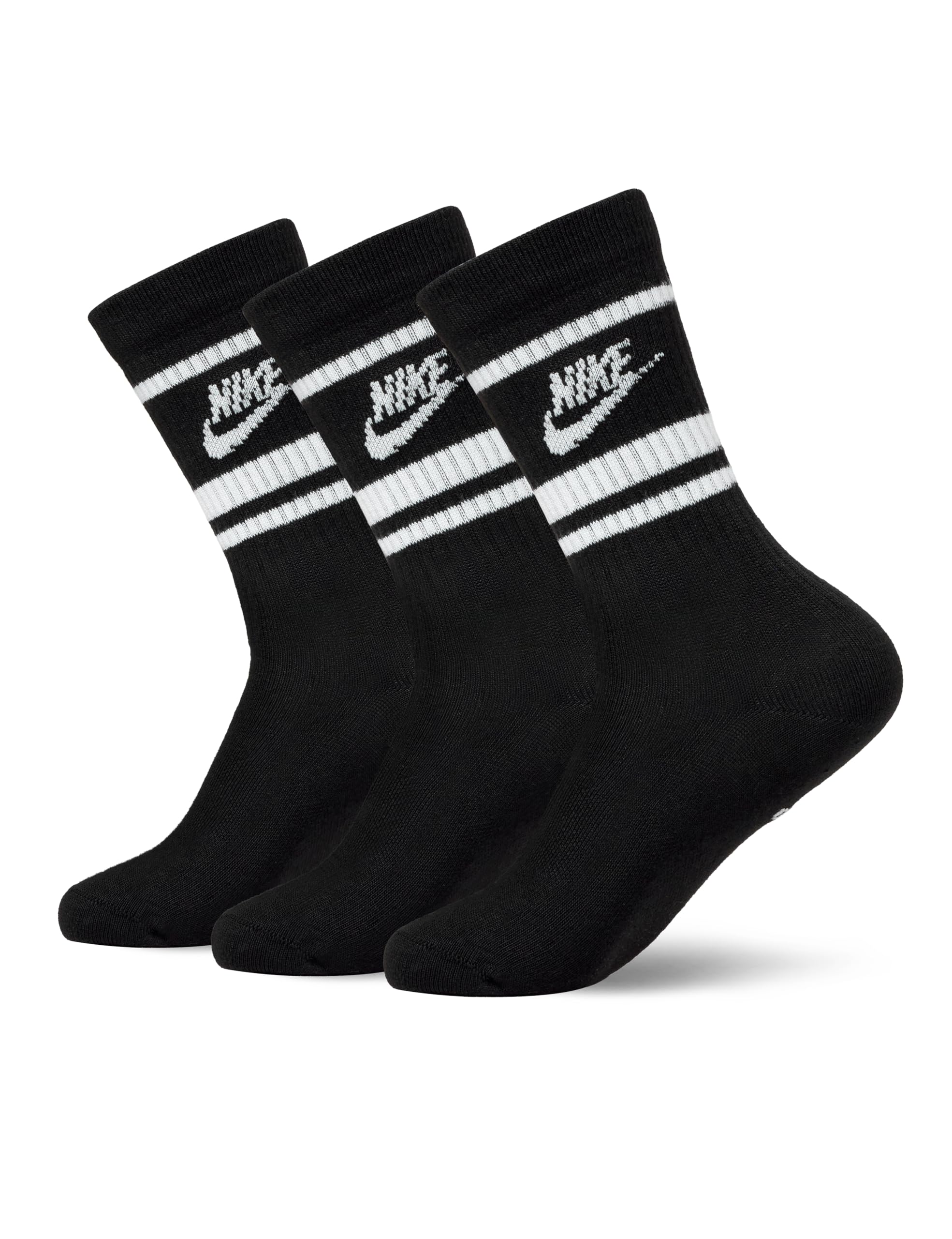 Nike Sportswear Dri-FIT Everyday Essential Crew Socks 3 Pairs Men Running Socks