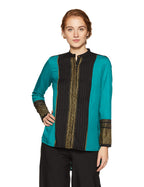 W For Woman Women'S Tunic Top (16Au32487-11728_Green_10)
