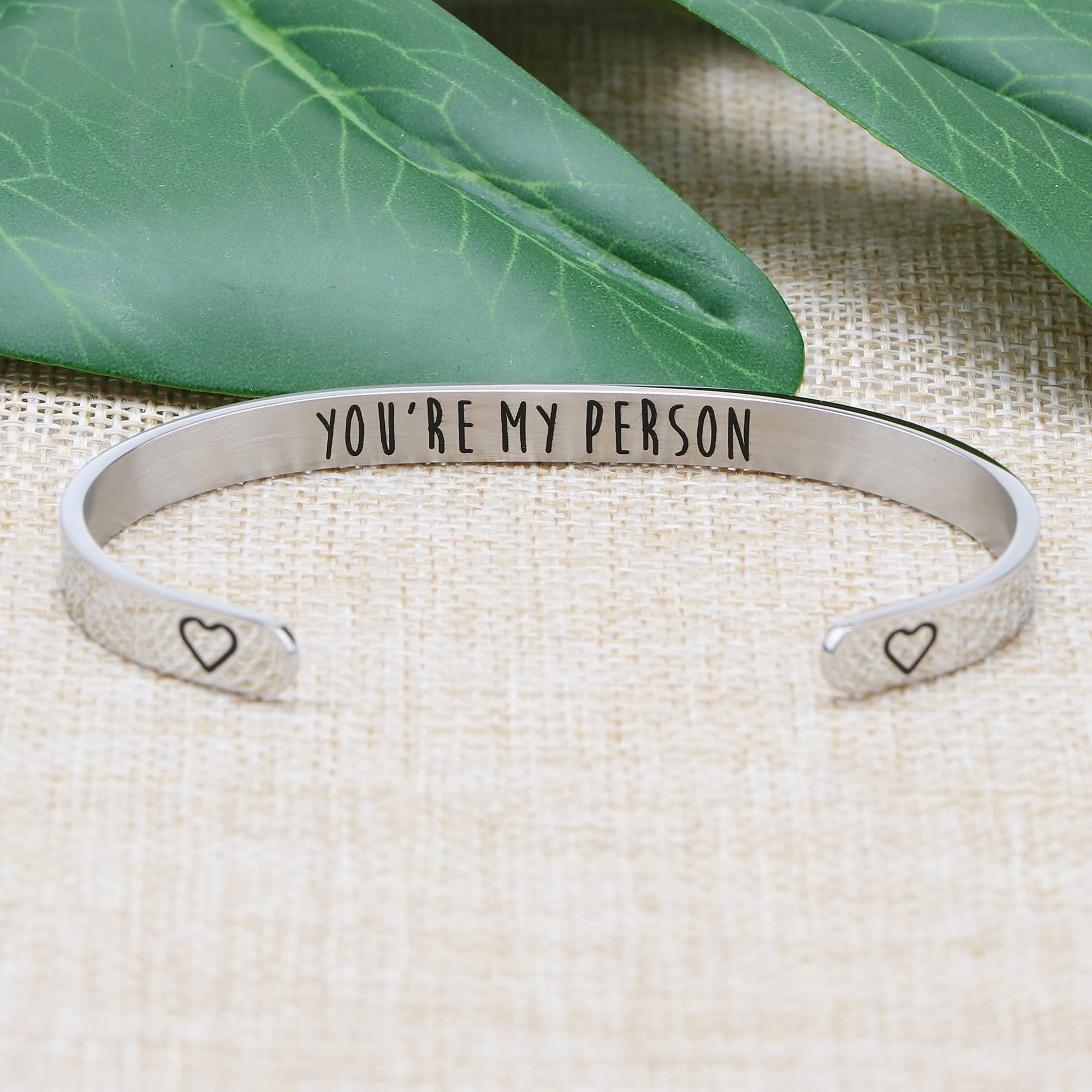 JoycuFF Birthday Gifts for Women Inspirational Jewelry for Girls Best Gifts for Women Friend Personalized Engraved Stainless Ste