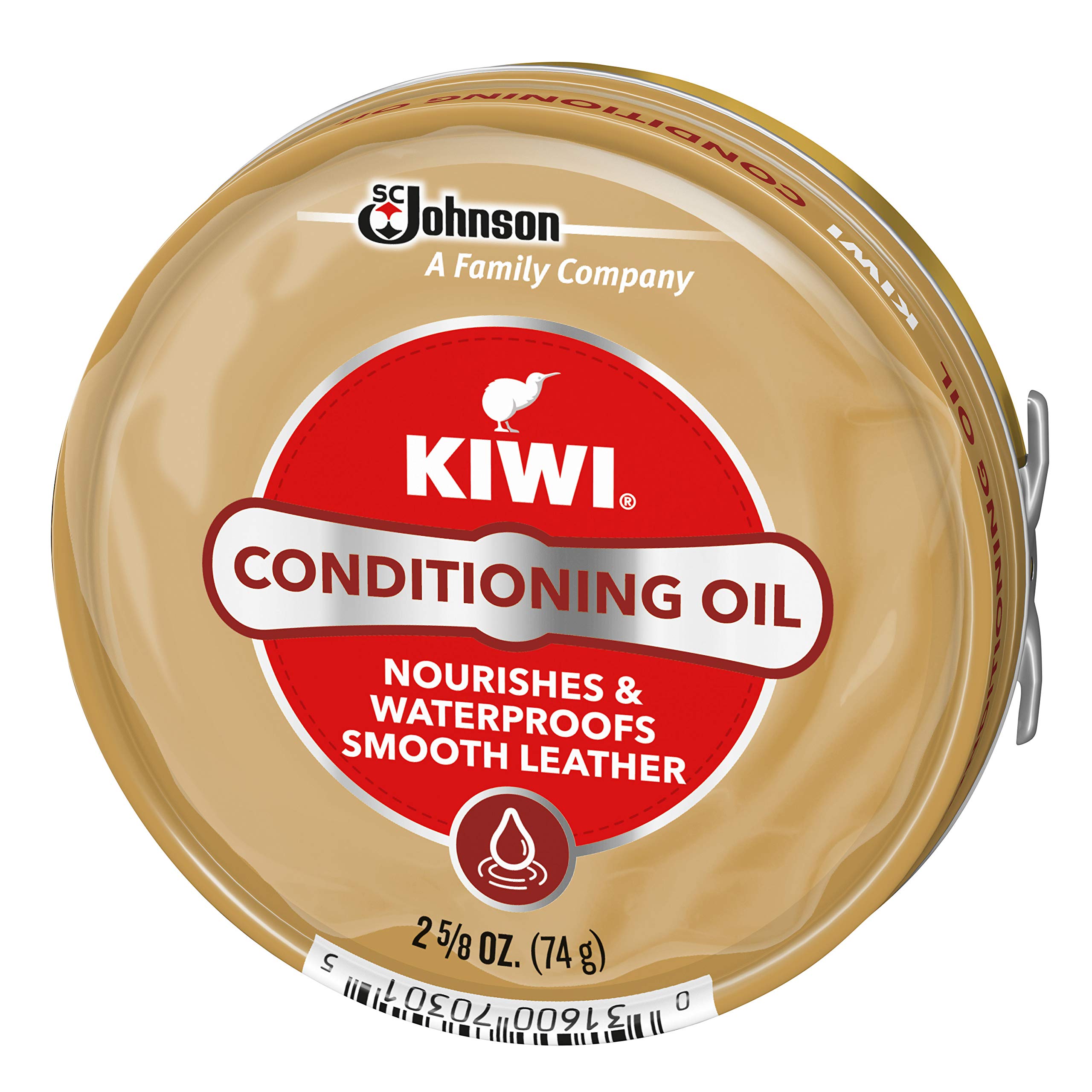 KIWI Shoe Conditioning Oil | Leather Care for Shoes, Boots, Furniture, Jacket, Briefcase and More | 2 5/8 Oz