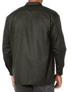 Dickies Mens Long Sleeve Work Shirt, Olive green, X-Large