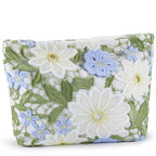 ZLFSRQ Lace Flower Makeup Bag Travel Cute Floral Cosmetic Bags for Women Large Makeup Pouch Zipper Cosmetic Pouch for Purse Aest