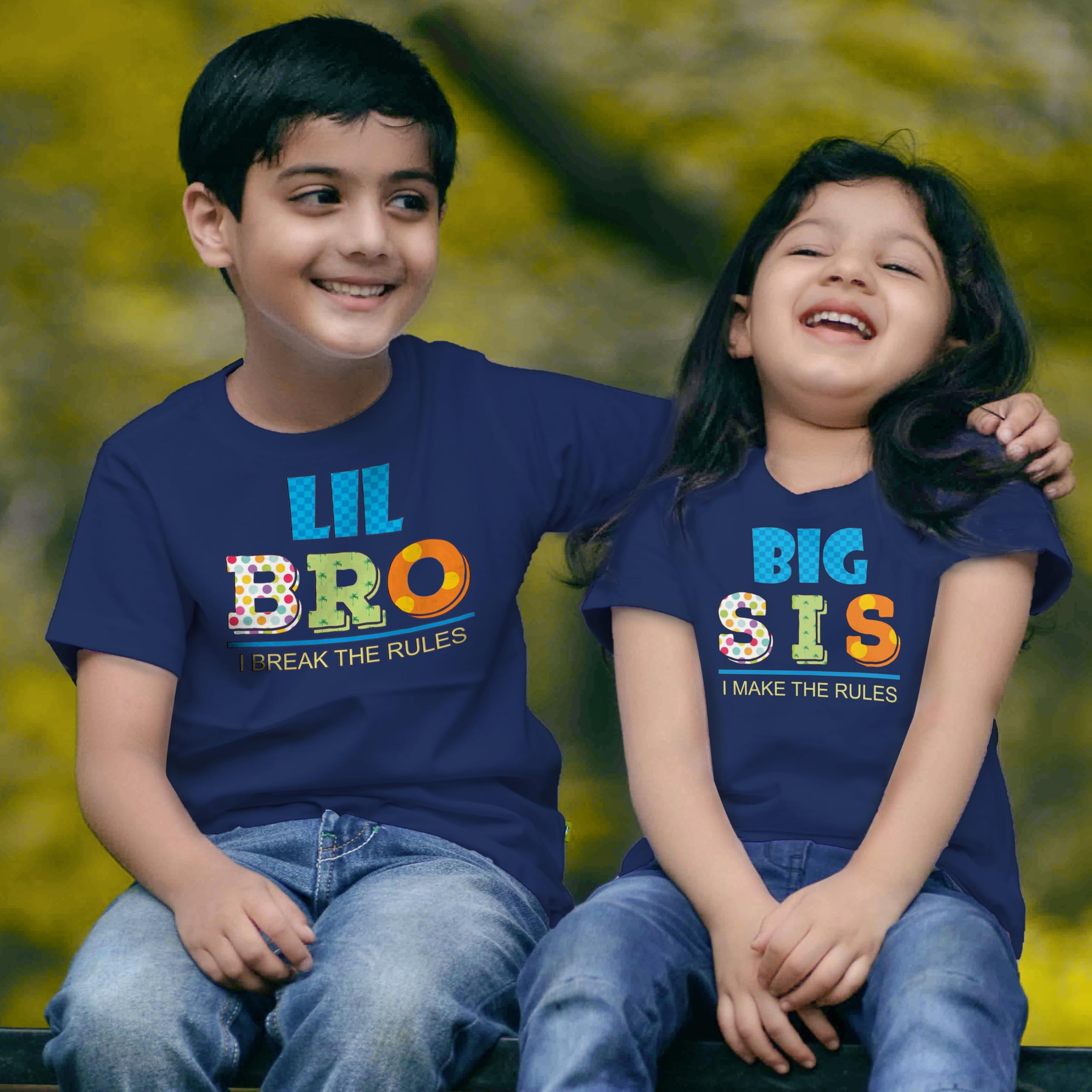 Bon Organik Boys Regular Fit T-Shirt (24RAKHI6079_Brother