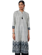 Soch Women Bandhani Print Kurta with Mandarin Collar