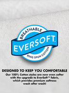 Fruit of the Loom Men's Eversoft Cotton Stay Tucked Crew T-Shirt, Big Man-6 Pack White, 3X_l