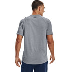 Under Armour Men's Tech 2.0 Short-Sleeve T-Shirt, Steel Light Heather (036)/Black, Large Tall