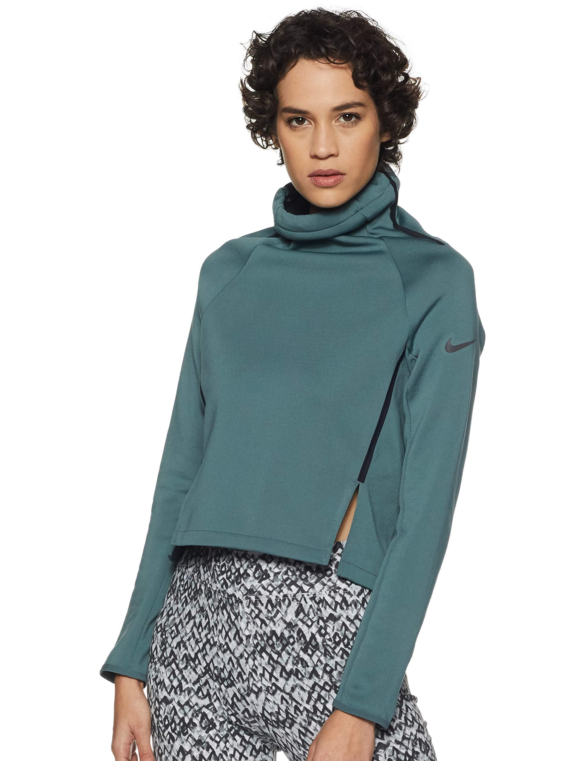 Nike Regular Fit Long Sleeve Top Women Novelty T-Shirts