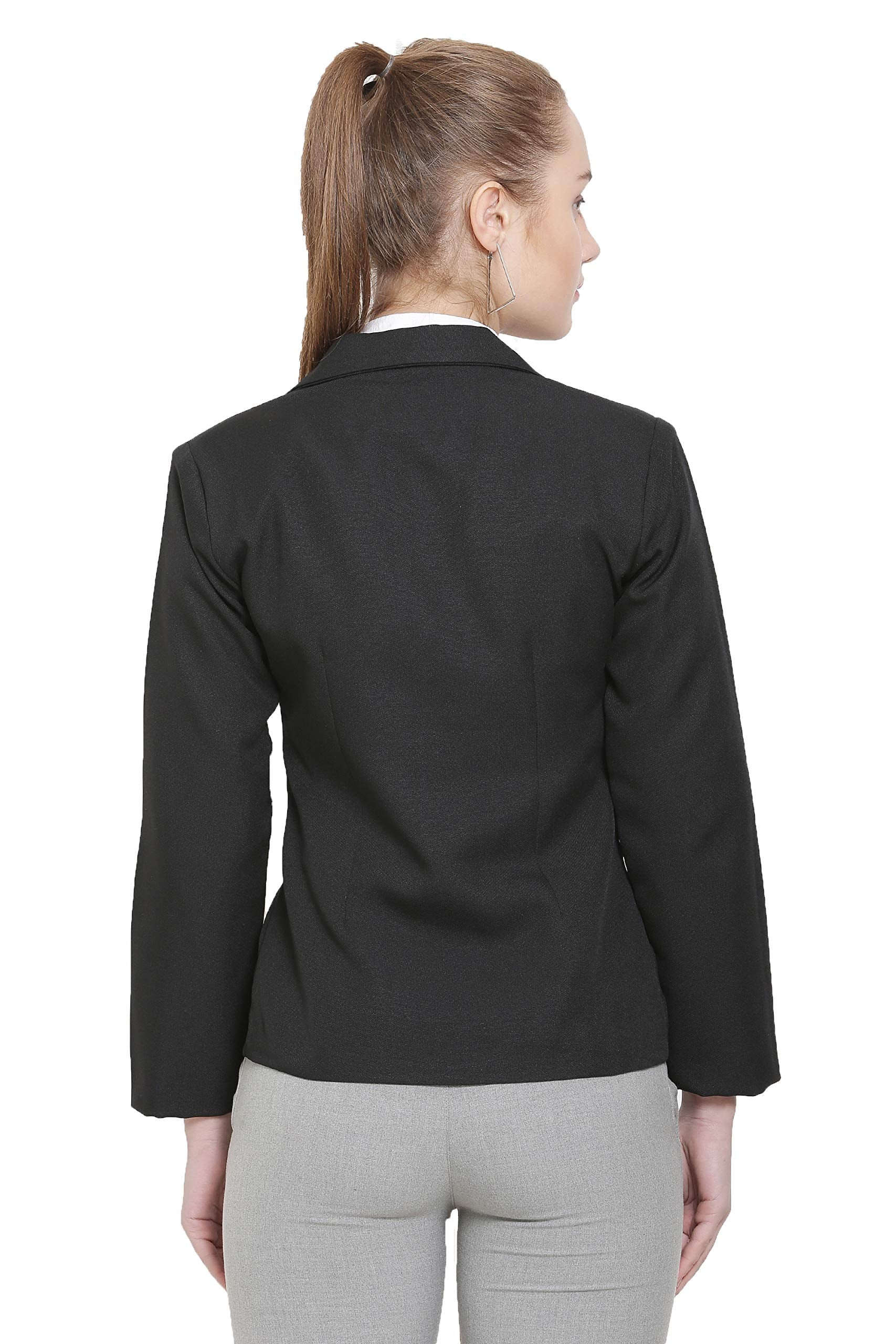 Nifty Womens Black Formal Blazer