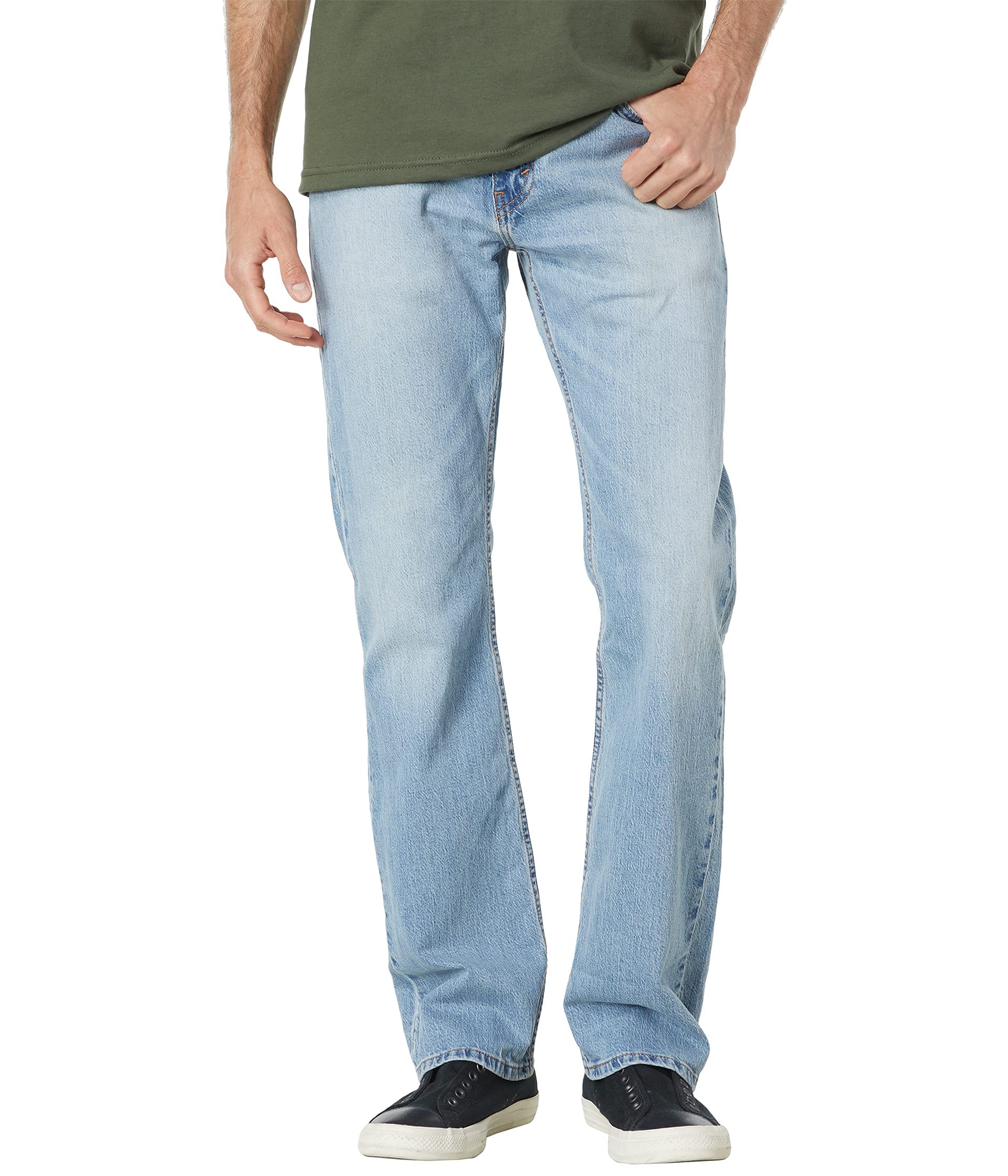 Levi's Men's 527 Slim Bootcut Fit Jeans, Here We Stop-Light Indigo, 32W x 34L