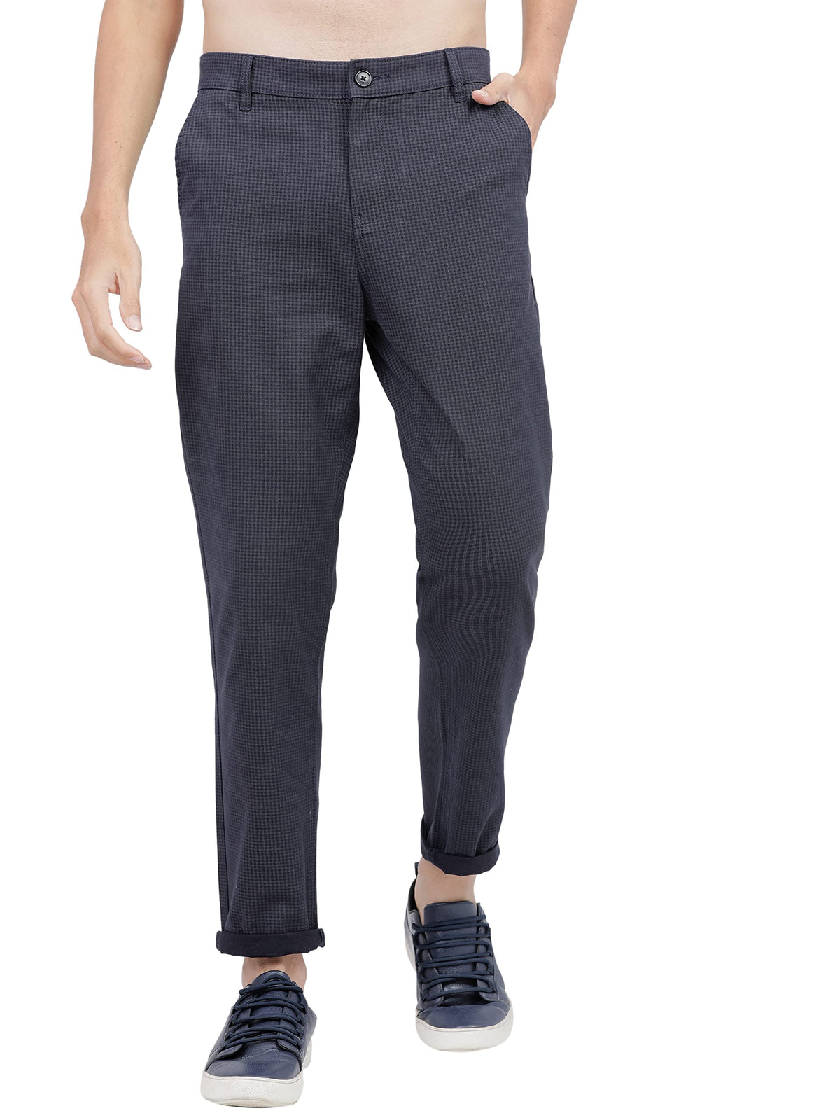 Ketch MenS Slim Casual Pants (Khtr000106_Navy Blazer