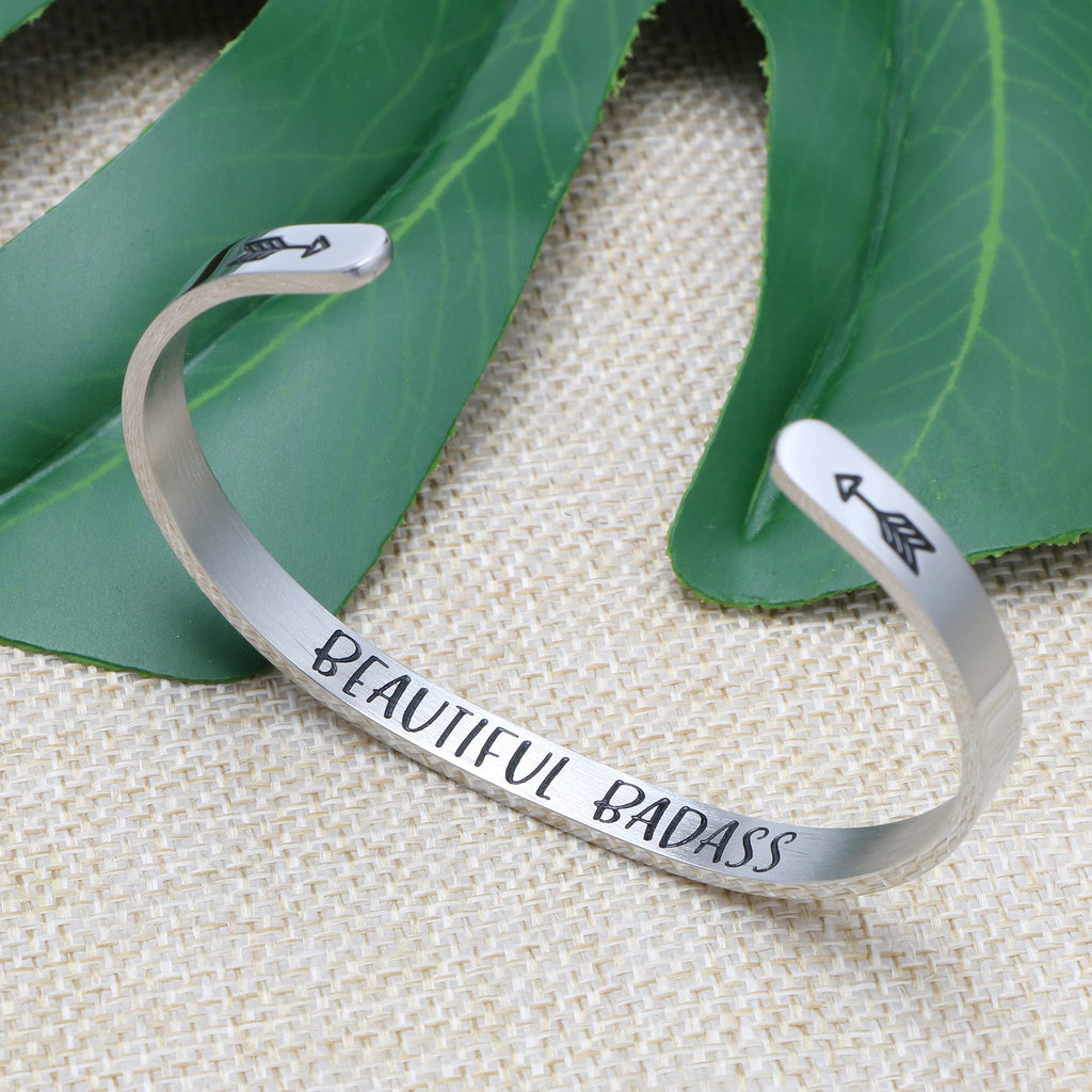 Inspirational Bracelets for Her Friendship Jewelry for Bestie Classmate Christmas Birthday Gifts for Wife Mom Daughter Sister En