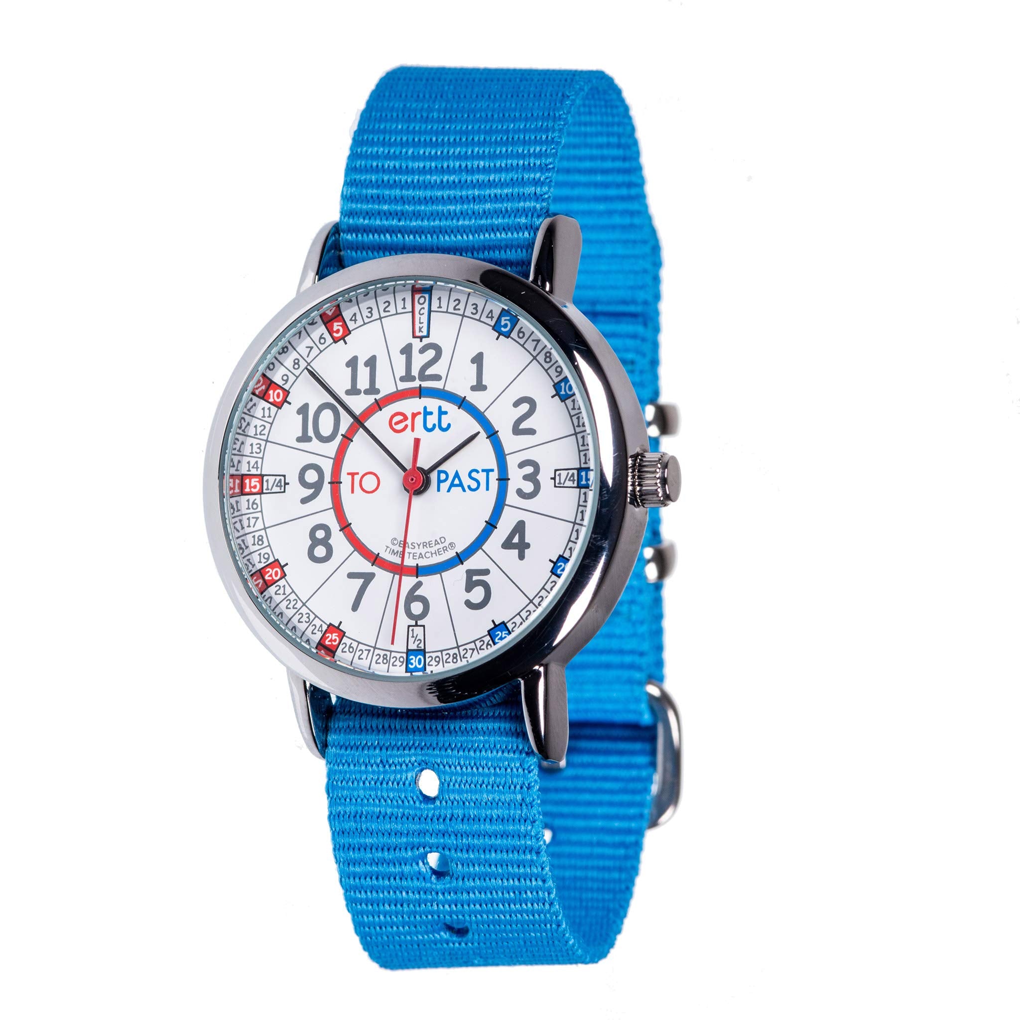 ertt EasyRead Time Teacher Kids Analog Watch - Girls & Boys Teaching Watch - Tell The Time Childrens Watch - 3 Step Time Teacher