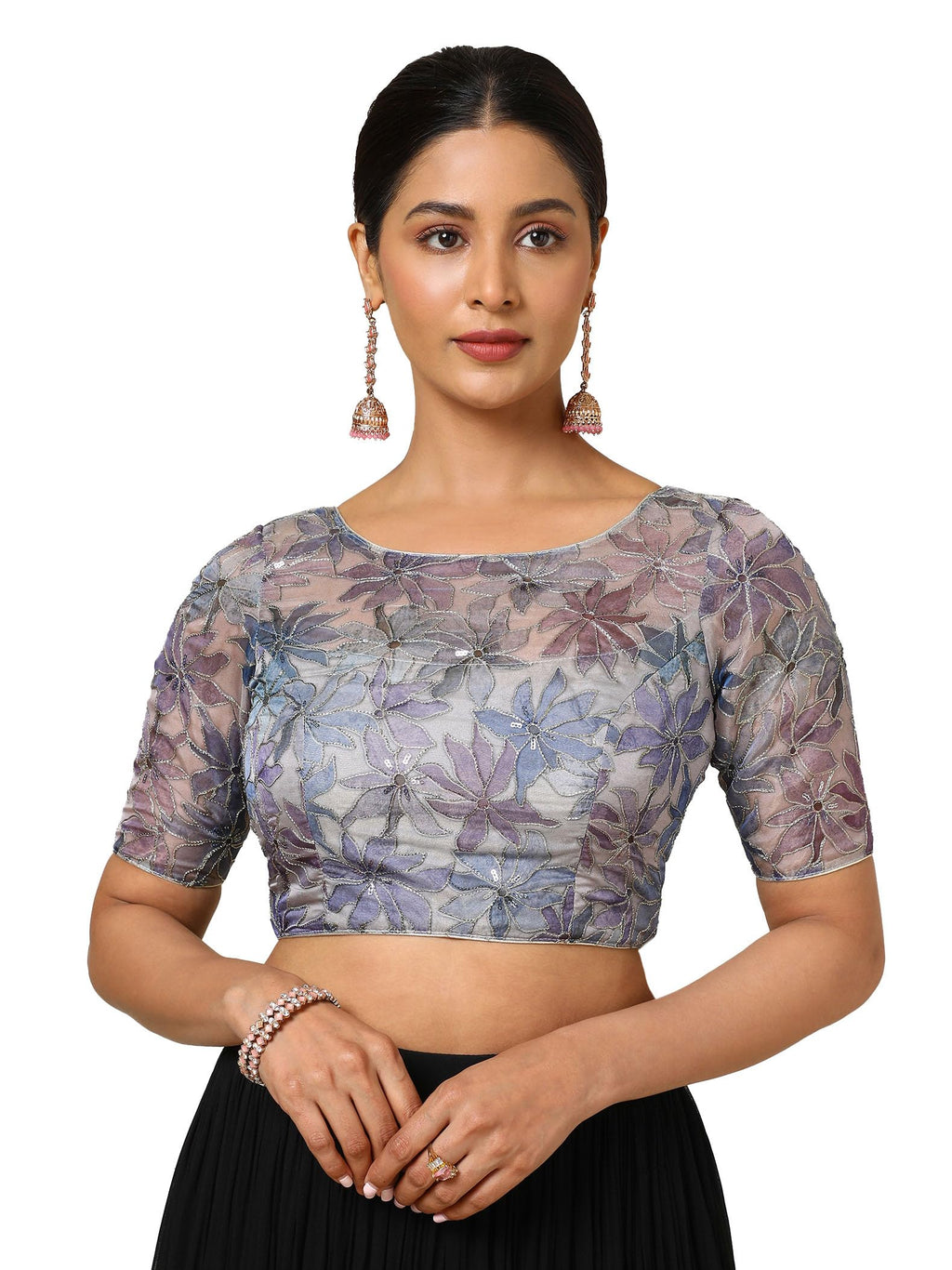 Soch Women Floral Short Sleeve Regular Fit Blouse