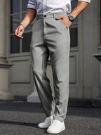 Noble Monk Formal Pants For Men | Stylish Regular Fit MenS Wear Trousers For Office Or Party | Solid Formal Regular Fit Trouser