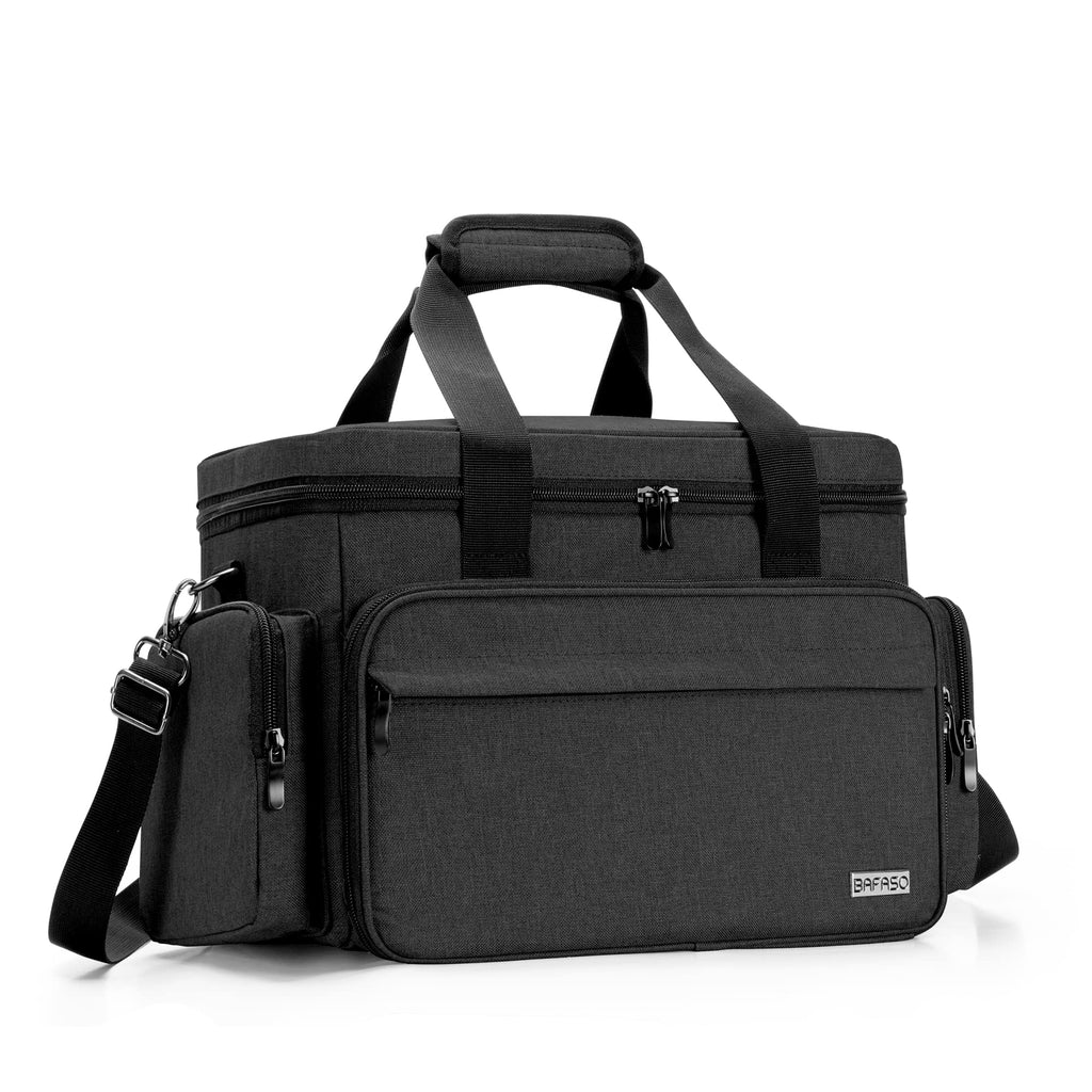 BAFASO Large Makeup Bag with 2 Removable Pouches and Detachable Dividers, Multifunctional Cosmetic Bag to Keep Makeup and Hair S