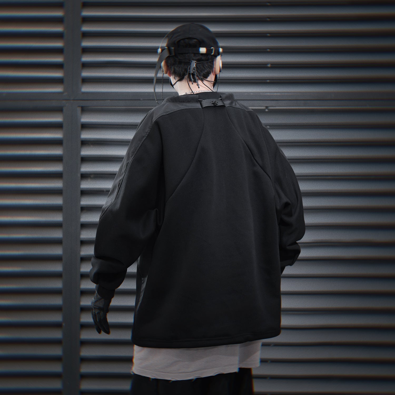 HiH55 Patchwork I-Tech Crewneck
