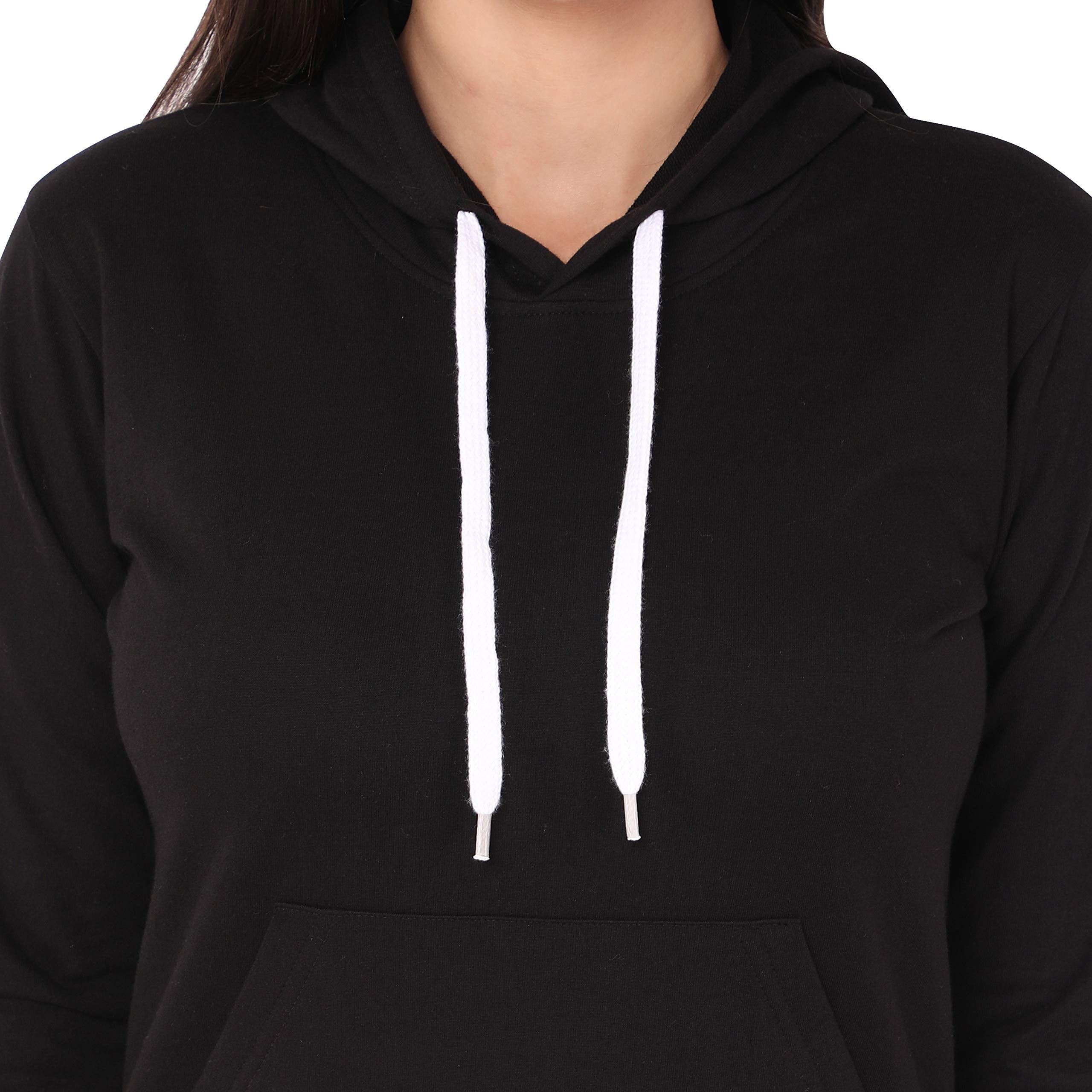 Juneberry Sweatshirt For Women, Cotton Blend Full Sleeves Aesthetic Sweatshirt For Women Stylish, Latest Winterwear With Neck Ho
