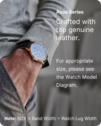 Fullmosa 22mm Leather Watch Bands compatible with Samsung galaxy Watch 46mm,galaxy Watch 3 45mm,gear S3 Frontierclassic,Huawei W