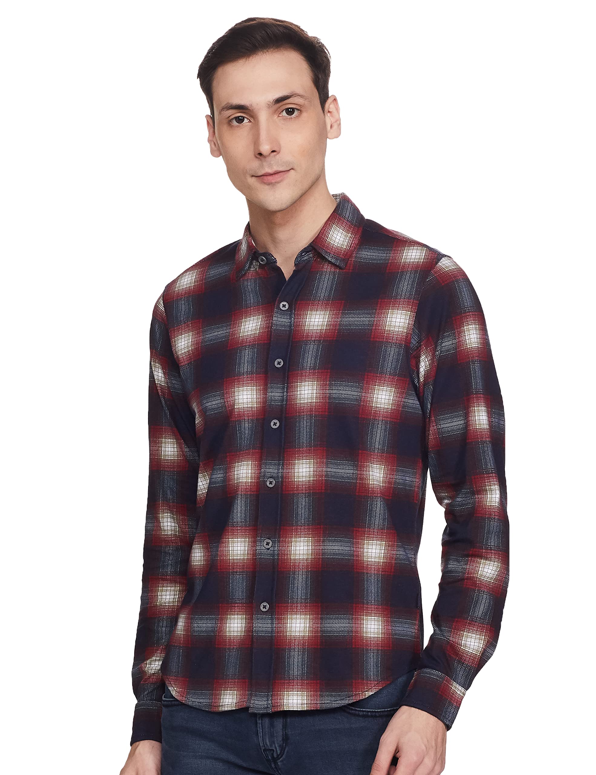 Pepe Jeans MenS Shirts (Pm307337_2Xl, Red, 2Xl)