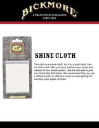 Bickmore Cotton Flannel Shoe Shine Cloth - Leather and Shoe Polishing Cloth
