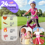 YOUSOKU Fitness Tracker Watch for Kids, IP68 Waterproof Kids Smart Watch with 1.5 DIY Dials 19 Sport Modes, Pedometers, Heart Ra