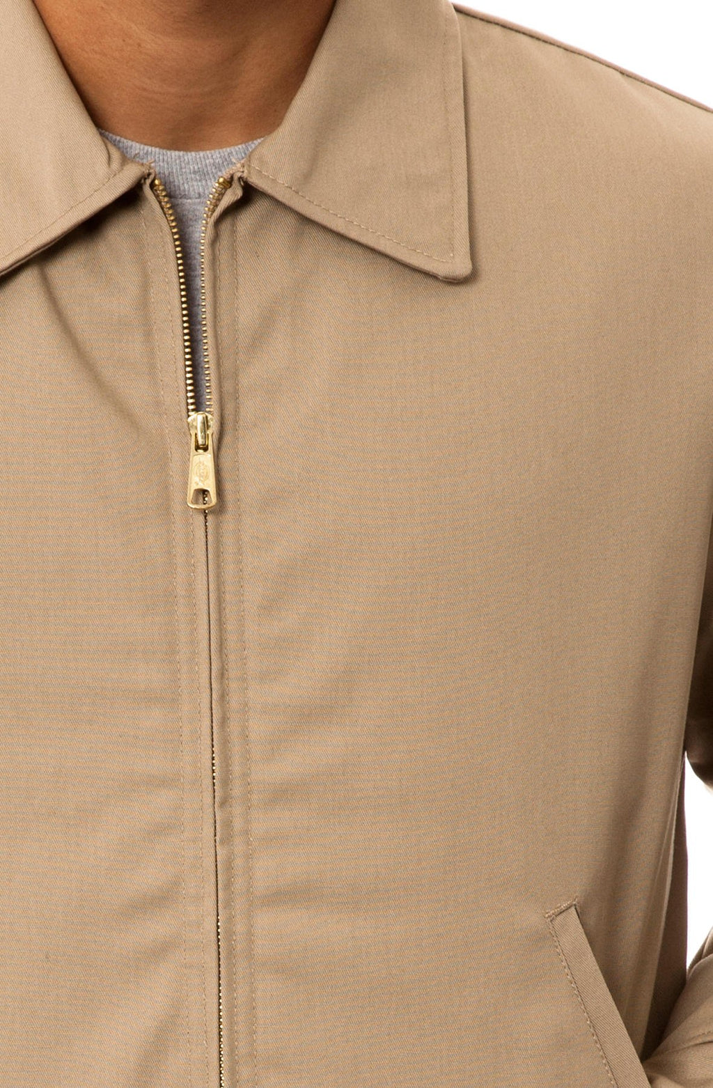 Dickies Mens Insulated Eisenhower Front-Zip Jacket,Khaki,MediumRegular,Khaki,MediumRegular