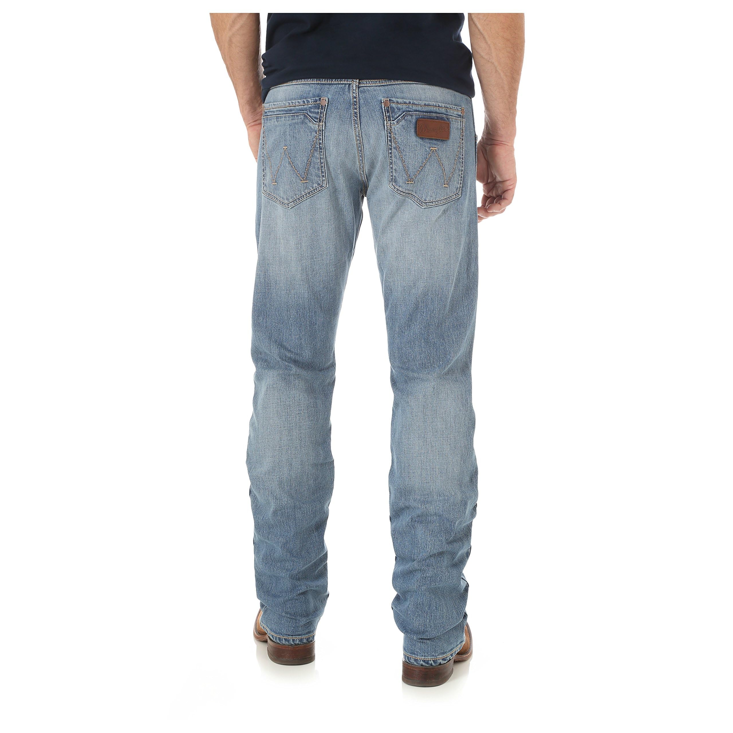 Wrangler Men's Big & Tall Retro Slim Fit Straight Leg Jean, Greybull, 31W x 38L