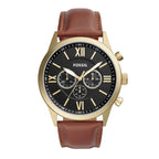 Flynn Chronograph Brown Leather Watch