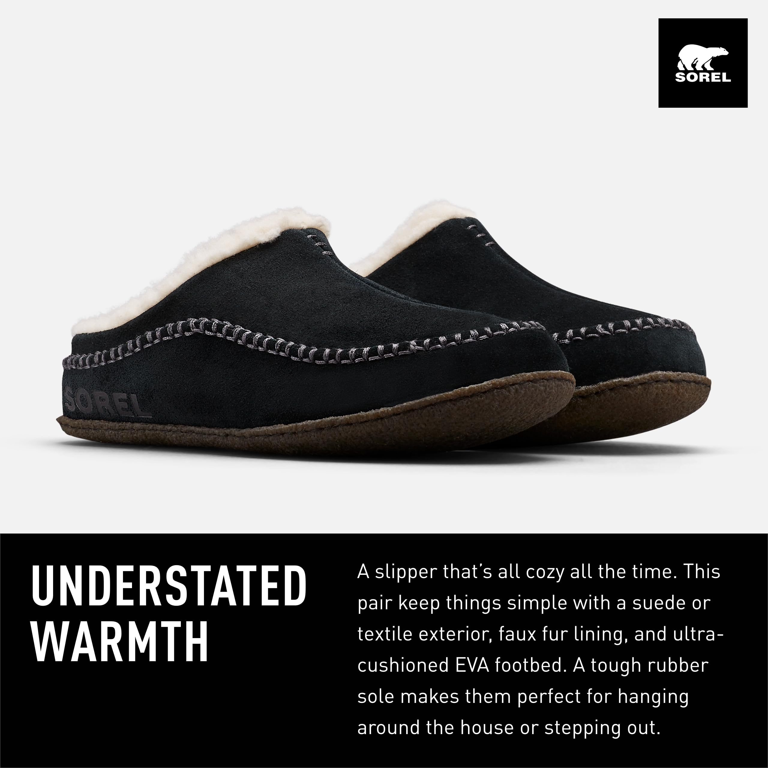 SOREL Men's Falcon Ridge II Shoes - Black, Dark Stone - Size 9