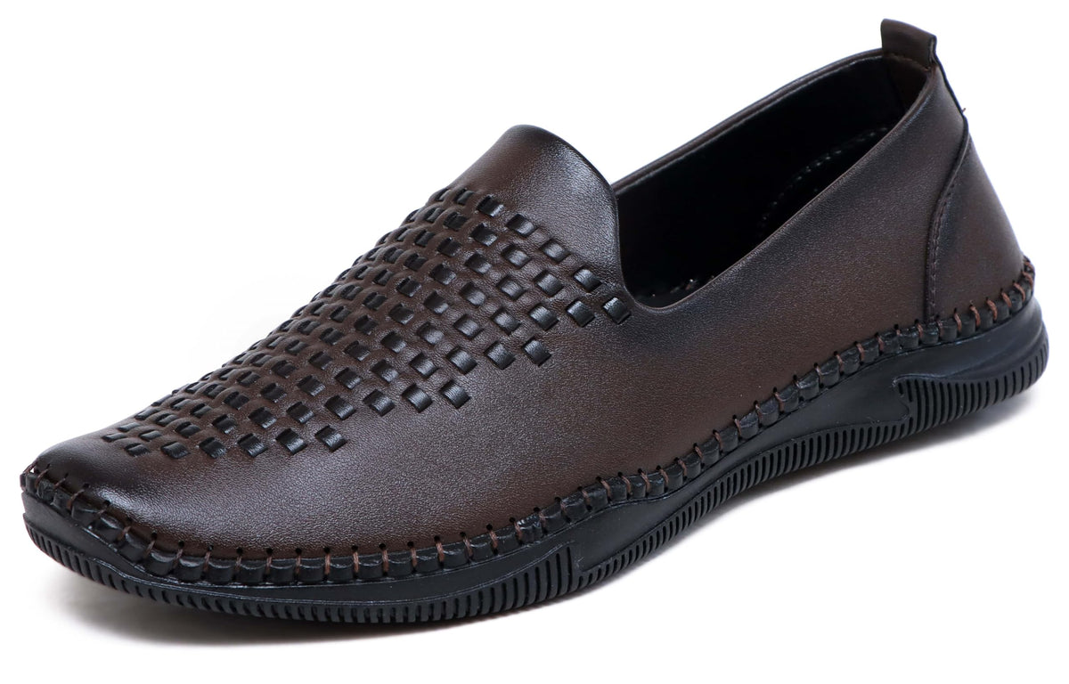 Rising Wolf Mens Casual Loafers, Lightweight, Comfortable Shoes with Cushioned Footbed & AntiSlip Sole | Perfect for Office, Tr 9