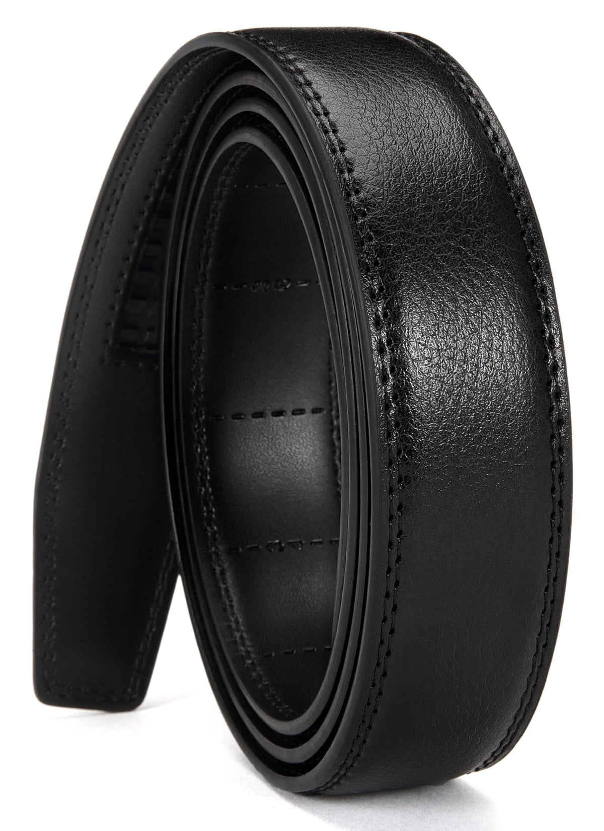 Chaoren Ratchet Belt Strap Only 1 1/8, Replacement Leather Belt 1.25 Without Buckle 36-42