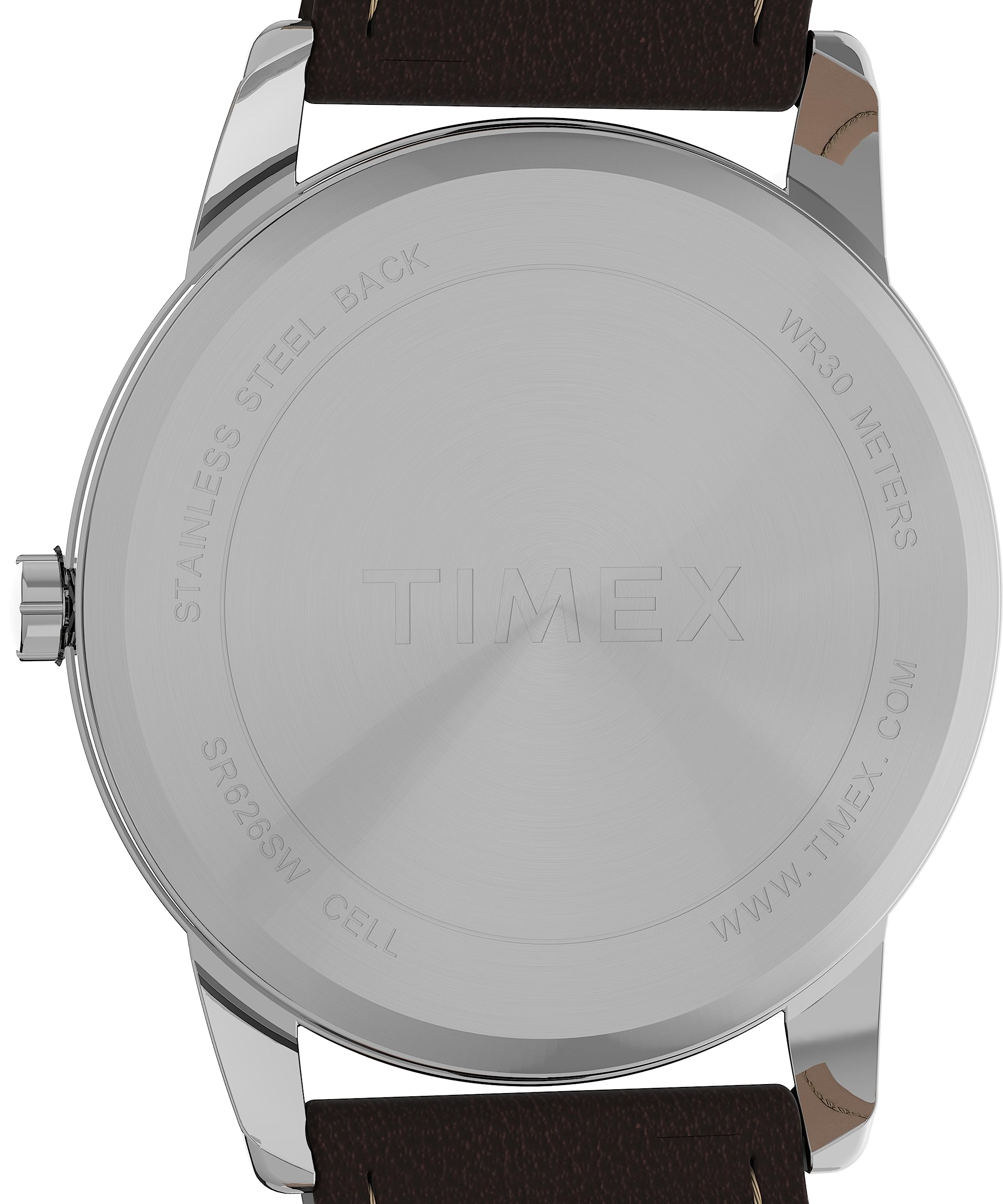 Timex Men's Easy Reader 35mm Watch - Black Strap Blue Dial Silver-Tone Case