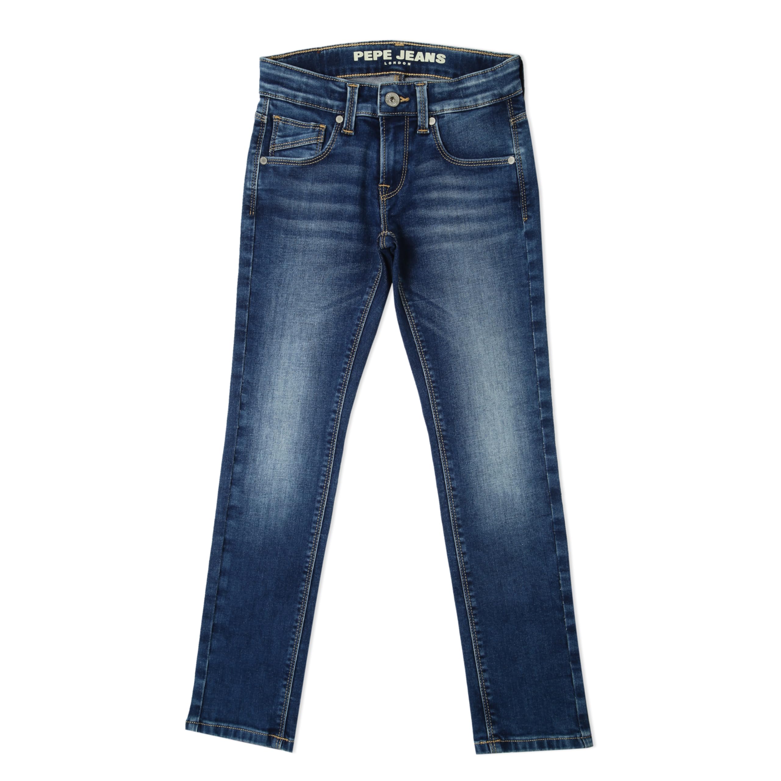 Pepe Jeans Cashed Mid Waist Slim Fit Denim, Med Used, 16