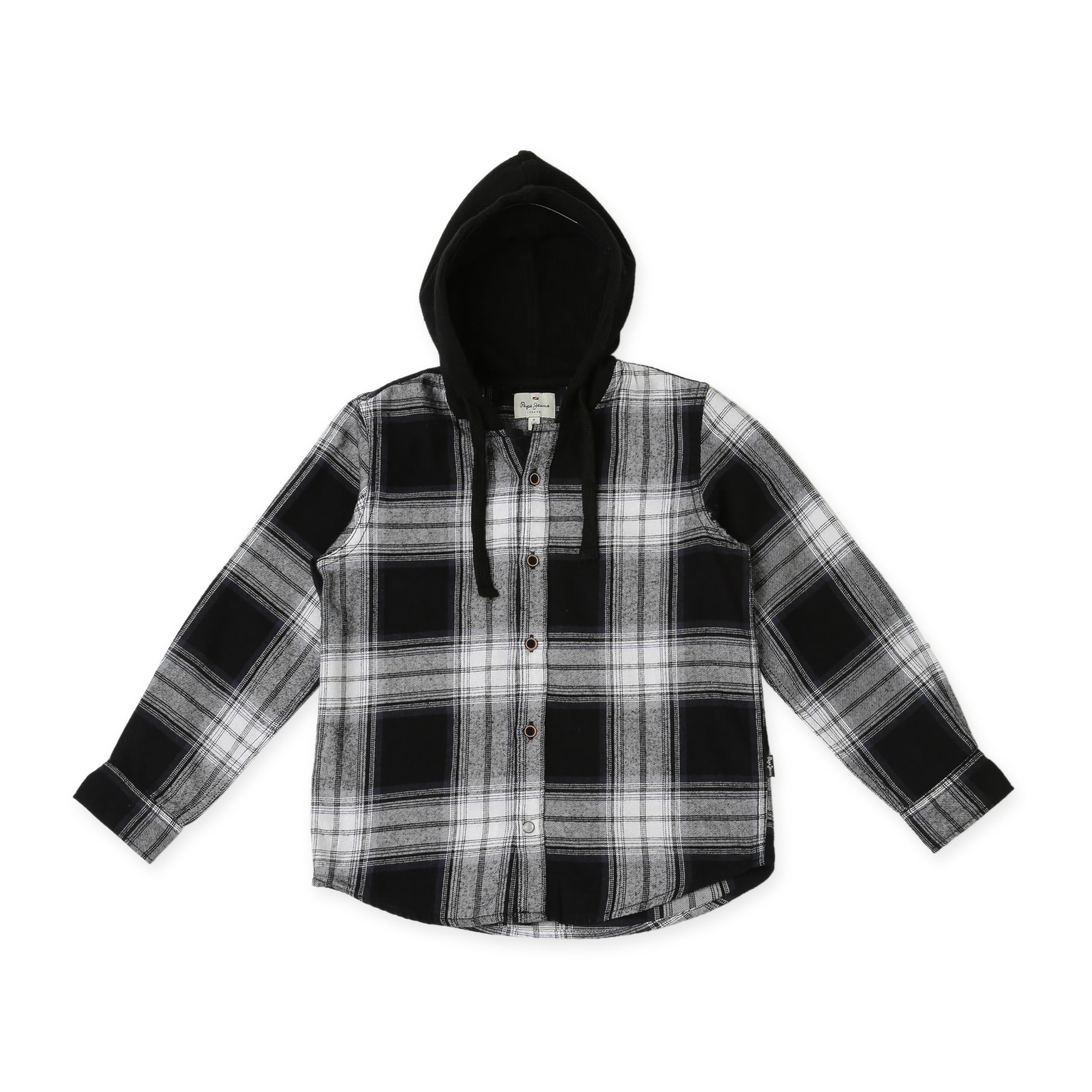 Pepe Jeans BoyS Cotton Collared Neck Shirt (Pb302358_Black_6)
