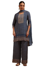 Soch Women Muslin Floral Print Suit Set with Thread Work